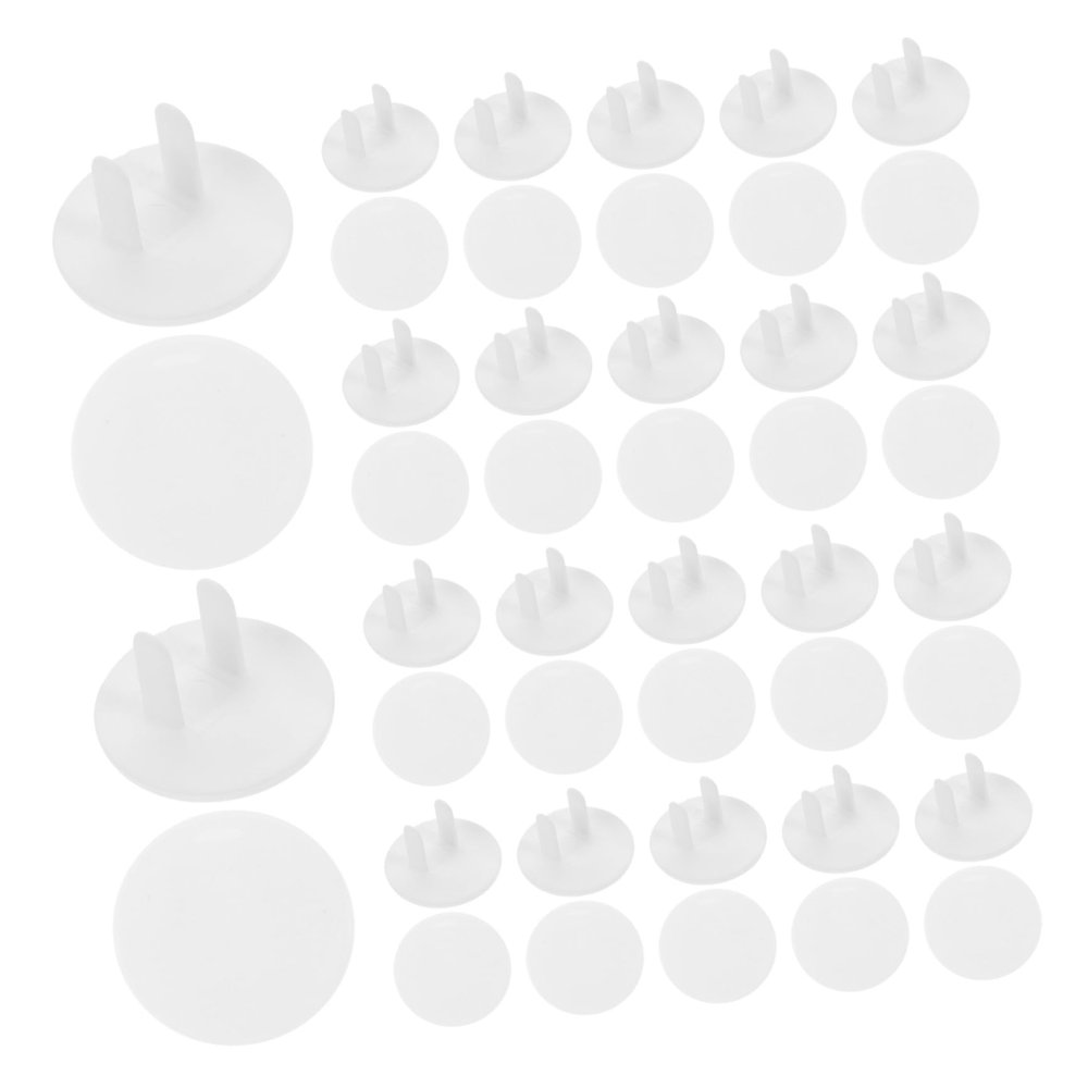 Toddmomy 50-Piece Childproof Outlet Covers for Two-Prong Outlets