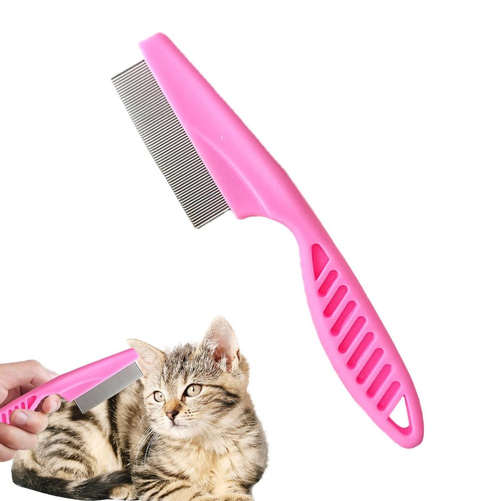 Flea Brush for Cats | Non-Slip Handle Dog Flea Brush