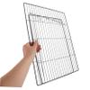 Abaodam Portable Metal Wire Playpen Door for Cats, Black Iron view 4