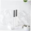 10-Pack 10 ml Round Transparent Plastic Lip Gloss Tubes, Silver view 2
