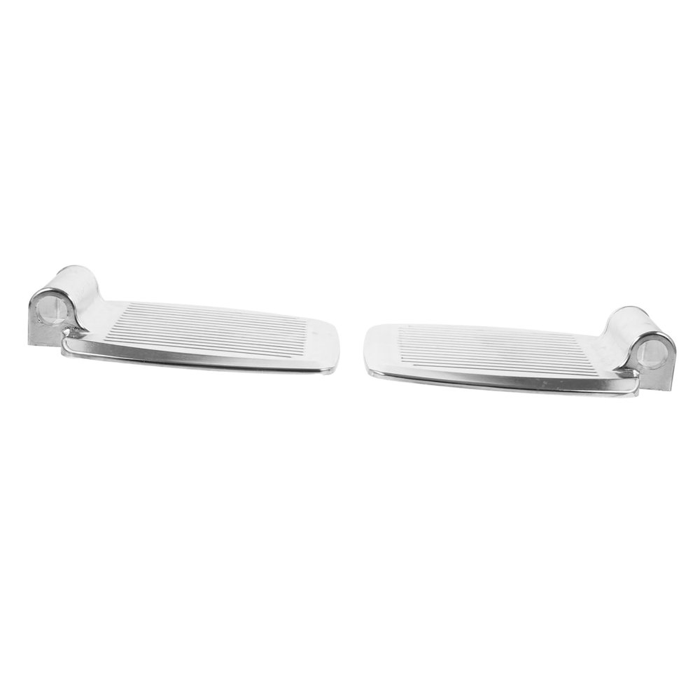 Warmhm Wheelchair Footrests, Aluminum Alloy, Compact, Stable and Lightweight