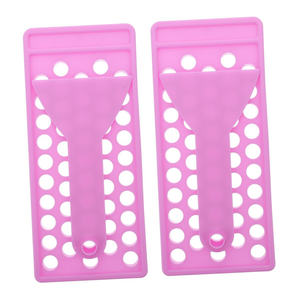 Alipis 2-Piece Lip Balm Filling Tray Set, 50 Holes