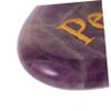 Uonlytech Inspirational Natural Agate Worry Stone with Engraved Peace and Love Lettering view 3