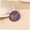 Uonlytech Inspirational Natural Agate Worry Stone with Engraved Peace and Love Lettering view 4
