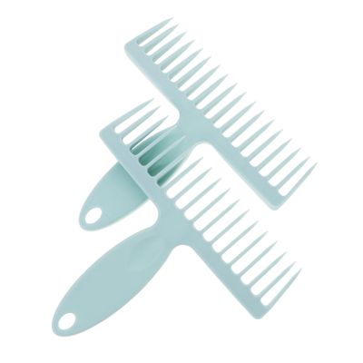 PP Broom Hair Removal Combs with Handles, 2-Piece Set