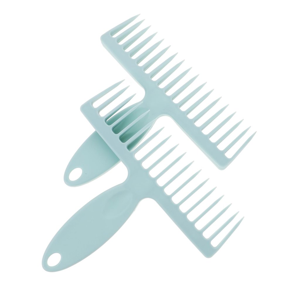 PP Broom Hair Removal Combs with Handles, 2-Piece Set