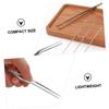 HANABASS 5-Piece Stainless Steel Ear Pick Set with Non-Slip Handles view 3