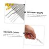 HANABASS 5-Piece Stainless Steel Ear Pick Set with Non-Slip Handles view 4