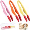Abaodam 3-Piece Pet Tear Stain Silicone Eye Cleaning Brush Set with Storage Box view 1