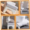 PP Toilet Footstool with Anti-Slip Function for the Bathroom view 2