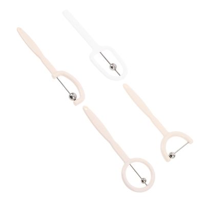 Tongue Training Device for Adults, 1 Set, Stainless Steel and PP, White