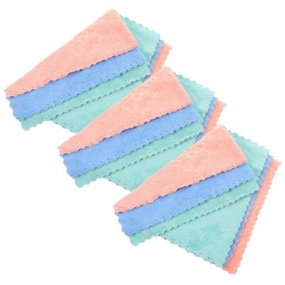 Gatuida 10-Piece Microfiber Facial Cleansing Cloth Set, Highly Absorbent Makeup Remover Cloths in Assorted Colors, Soft, Durable, Machine-Washable Face Towels