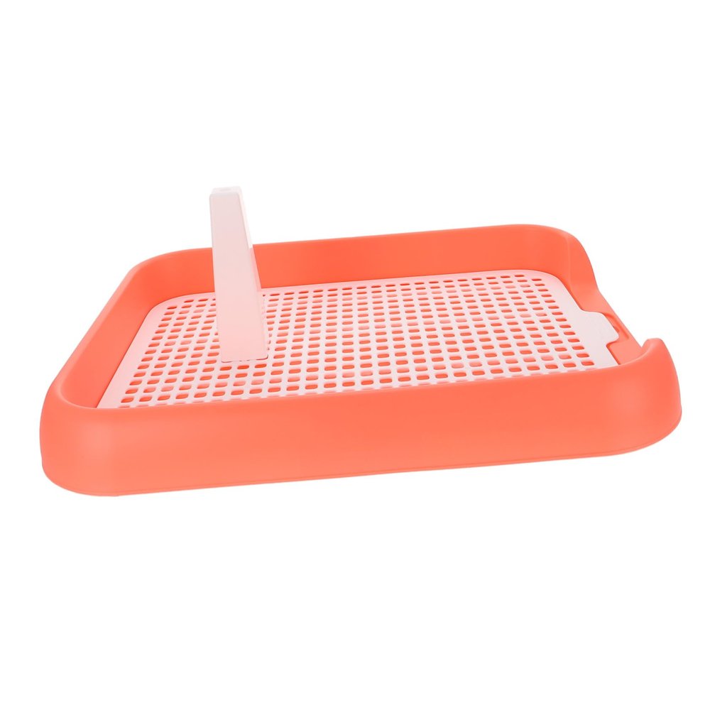 DOITOOL Indoor Dog Toilet with Training Grid, PP, Pink