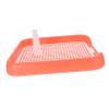 DOITOOL Indoor Dog Toilet with Training Grid, PP, Pink view 1