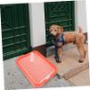 DOITOOL Indoor Dog Toilet with Training Grid, PP, Pink view 4