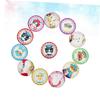 12 mm Glass Cat-Design Refrigerator Sticker for DIY view 2