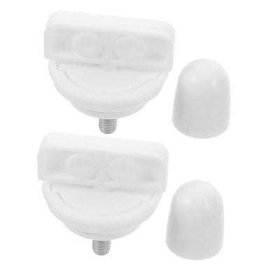 Hamster Wheel Accessories, 2 Pieces, Plastic and Iron, White, Replacement Parts