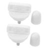 Hamster Wheel Accessories, 2 Pieces, Plastic and Iron, White, Replacement Parts view 1