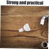 Hamster Wheel Accessories, 2 Pieces, Plastic and Iron, White, Replacement Parts view 4