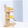 SHINEOFI Wooden Hamster Water Bottle Holder view 2