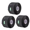 OUNONA 3 Rolls Disposable Black Barber Neck Paper, Stretchable Nonwoven Neck Strips for Haircuts and Hair Waving at Home view 1