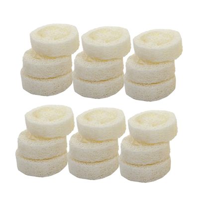 STOBAZA 20-Piece Luffa Shower Sponge Set with Exfoliating Function
