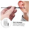 Double-Headed Earwax Cleaning Tool Set, Steel, Black view 4
