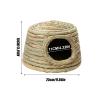 Handwoven Breathable Grass House for Rabbits view 2