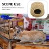Handwoven Breathable Grass House for Rabbits view 4