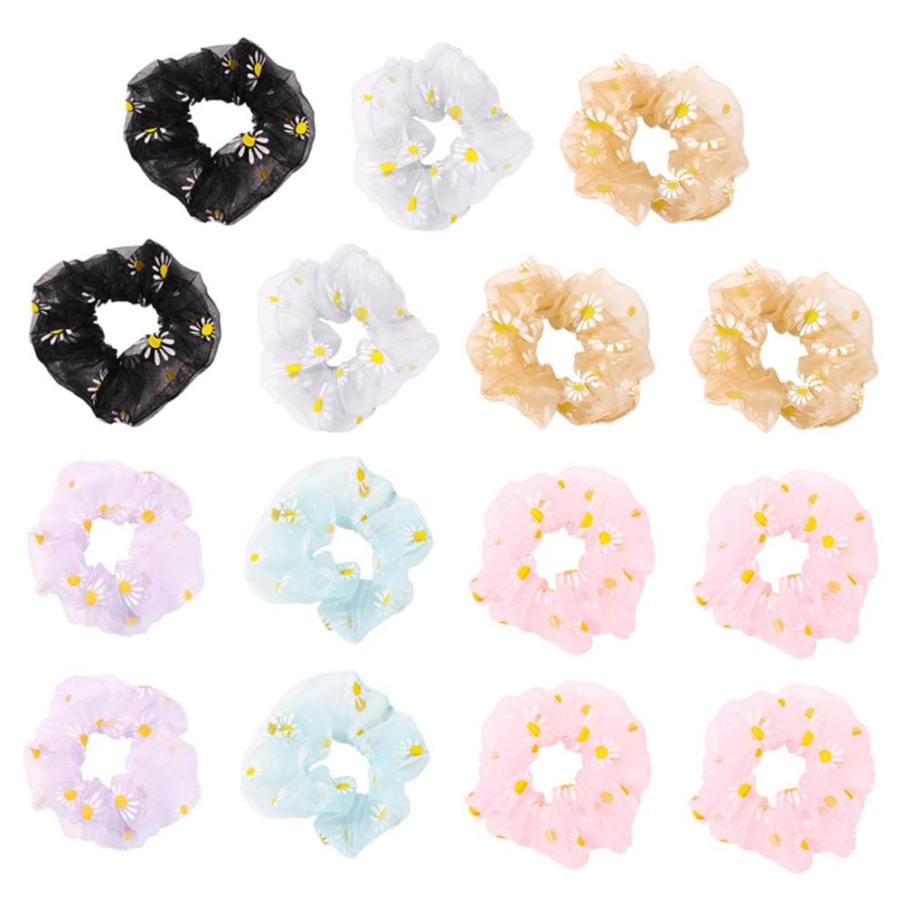 STOBAZA 15-Piece Elastic Hair Ties for Women