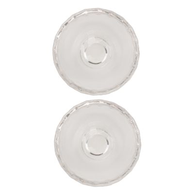 OATIPHO Crystal Bowls, 2-Pack, 6 cm, Clear, Durable