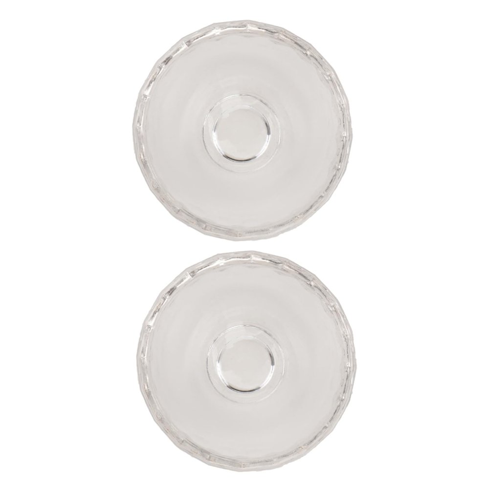 OATIPHO Crystal Bowls, 2-Pack, 6 cm, Clear, Durable