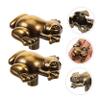 DOITOOL Frog-Shaped Cabinet Handles for Kids’ Rooms, 2-Pack, Copper Gold view 4