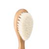 Hamwesh Baby Hair Brush with Natural Goat Hair and Smooth Wood Handle view 3