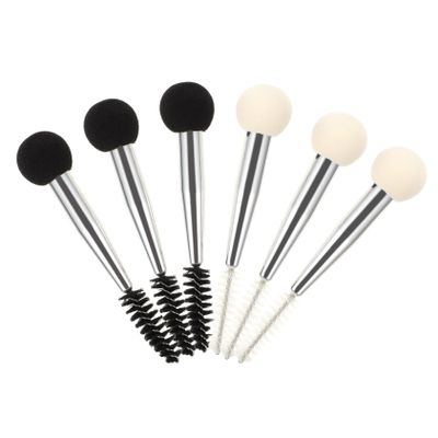 STOBAZA 6-Piece Double-Sided Makeup Sponge Applicators for Foundation and Eyebrows