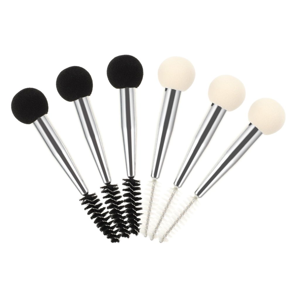 STOBAZA 6-Piece Double-Sided Makeup Sponge Applicators for Foundation and Eyebrows