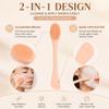 2-in-1 Silicone Facial Cleansing Brush and Mask Applicator view 2