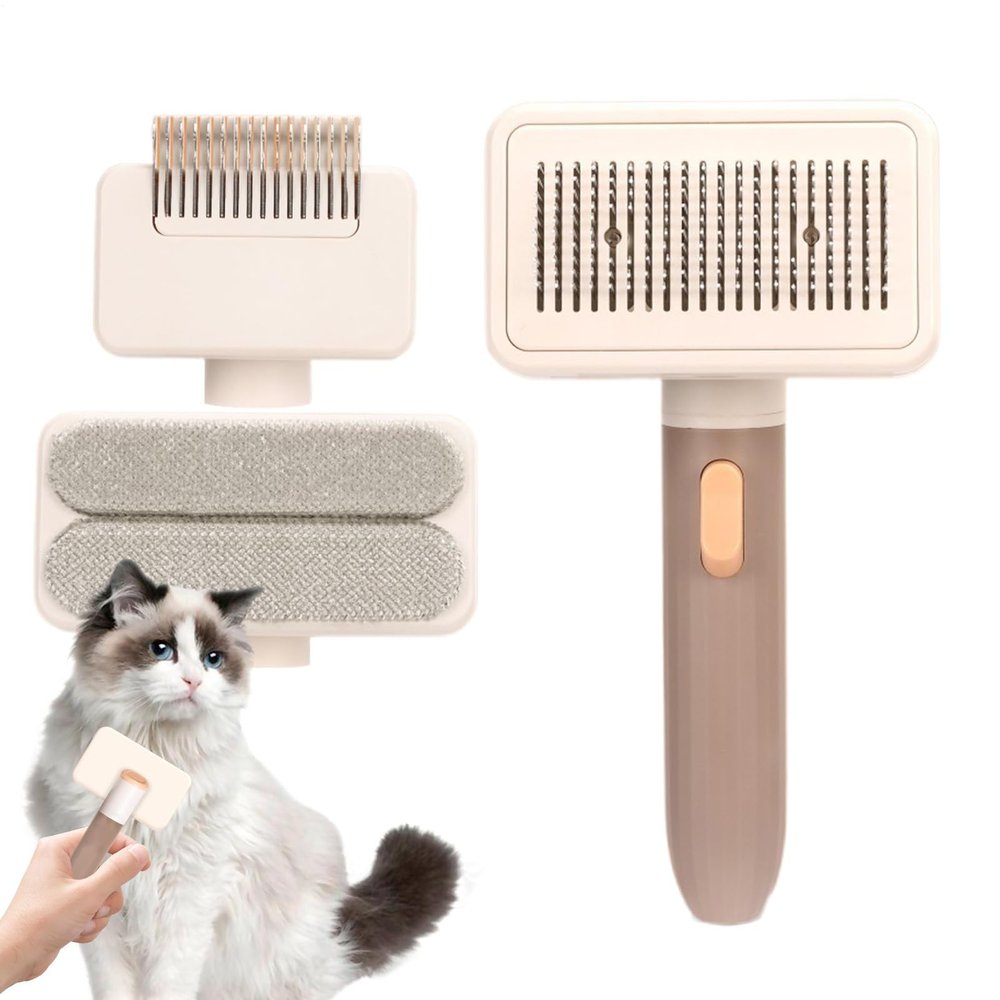 Gwtdtoad Cat Brush for Indoor Cats - Massage Grooming Tool