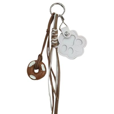 BommFu Cat Hair Keychain, Dog Waste Storage Keychain