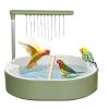 Tewzafiya Automatic Bird Bath with Circulating Fountain for Parrots view 1