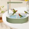 Tewzafiya Automatic Bird Bath with Circulating Fountain for Parrots view 3