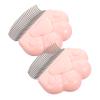 Cat Grooming Combs for Hair Removal, 2-Pack, Pink view 1