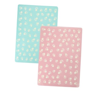 GANAZONO 2-Pack Non-Slip Pet Feeding Mats