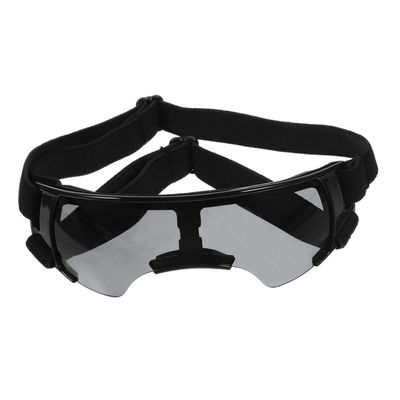 UTHCLO Stylish Black Dog Sunglasses with UV Protection and Adjustable EVA Straps for Medium to Large Dogs