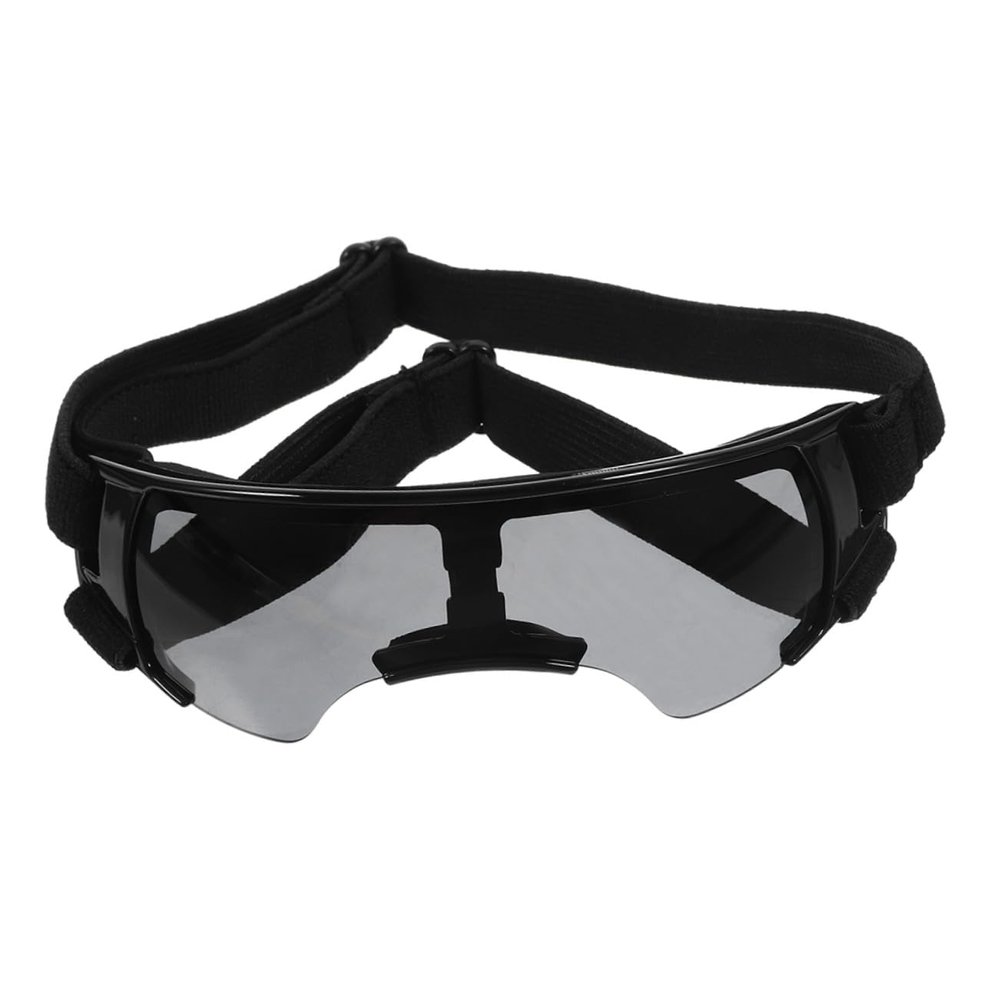 UTHCLO Stylish Black Dog Sunglasses with UV Protection and Adjustable EVA Straps for Medium to Large Dogs