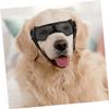 UTHCLO Stylish Black Dog Sunglasses with UV Protection and Adjustable EVA Straps for Medium to Large Dogs view 4
