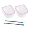 Double-Layer Hand Manicure Bowl, Pink, 1 Set view 1