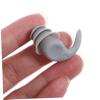 PLAFOPE Reusable Silicone Noise-Reducing Earplugs with Storage Case, Gray view 4