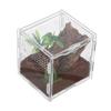 jojofuny Compact Acrylic Jumping Spider Terrarium, Stackable Clear Reptile Box view 1