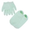 MUCKLILY 4-Piece Moisturizing Gel Hand and Foot Care Set, Reusable Washable Spa Gloves and Socks for Dry, Cracked Skin, Random Color view 1